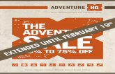 The Adventure Sale - EXTENDED