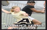 2013 Army Women's Tennis Guide