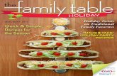 Holiday Family Table with KRAFT