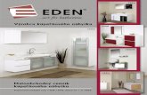 Cenník kúpeľňového nábytku EDEN