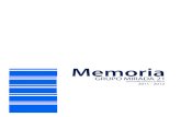 Grupo Mirada 21 - Memoria Actividad Curso 2011/2012