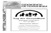 2011-10 Mitteilungsblatt - Gemeinde Oftersheim