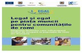 Legal si egal pe piata muncii pentru comunitatile de romi