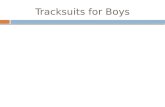 Boys tracksuits