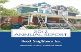 Good Neighbors 2012 Annual Report