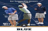 2009 ETSU Men's Golf Media Guide