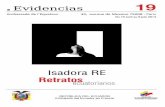 19ème édition du Programme Evidencias - Exposition "Retratos ecuatorianos" d'Isadora RE