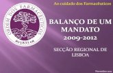 Balanço do Mandato 2009-2012