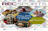 Texas A&M Rec Sports Fall 2013 Guide