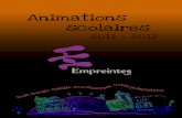 Empreintes asbl - catalogue 2011 - 2012 des animations scolaires