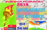 Juegos florales 2013