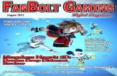 FanBolt Gaming Digital Magazine - August 2012