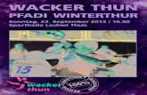 Matchprogramm Wacker Thun - Pfadi Winterthur