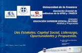 Ues Estatales en Chile Capital Social Liderazgo