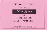 The Life of the Virgin in Prints and Textiles