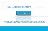 Managing GIP and GCDP on MyAIESEC.net