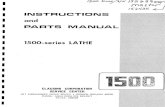 Clausing lathe 1500 manual