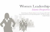Women Leadership in Islamic Perspective