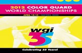 2012 WGI Color Guard World Championships Program