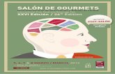XXVI Salon de Gourmets - Informe de Resultados.