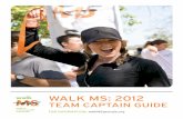 Walk MS Team Captain Manual