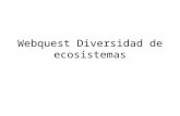 webinar diversidad de ecosistemas