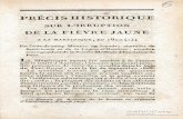 Precis Historique sur l'Irruption de la Fièvre Jaune à la Martinique, en 1802