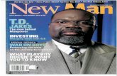 T.D. Jakes Cover Story, New Man magazine