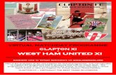 Clapton FC v West Ham United FC