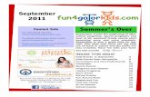 fun4gatorkids.com September 2011 Calendar