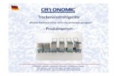 Cryonomic Produktweiser Trockeneisstrahlgeräte  2014