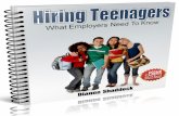 Hiring Teenagers – What Employers Need to Know