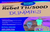 Canon EOS Rebel T1i/500D For Dummies Sample Chapter