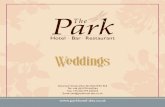 Park Hotel Weddings Brochure 2012