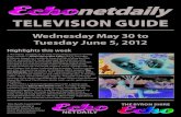 Echonetdaily TV Guide – May 30–June 5, 2012