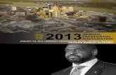 2013 Alpha General Presidential Inauguration Souvenir Journal Form