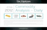 Mcx Tips, Commodity Tips For FREE, 24 Fab 2012[BUY CRUDEOIL (MAR.) ABOVE 5410]