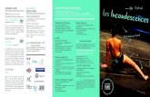 Les Incandescences - Programme 2014
