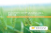 RAPPORT ANNUEL 2010