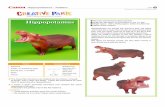 Paper Craft - Hipopótamo