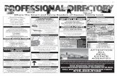 Classifieds, Professional Directory & Service Guide; Week of July 9, 2012