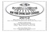 New York Spring International Holstein Show