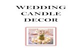 Wedding Candle Decor & Favors