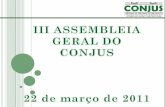 Relatório Conjus 2008-2011