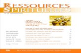 Ressources Spirituelles N° 10 Automne 2004