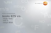 Thermography image comparison testo 875 vs competitors