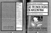 Las tecnologias en Argentina
