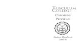 Commons Student Handbook 2009-2010