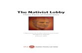 The Nativist Lobby: Three Faces of Intolerance, South Poverty Law Center Report