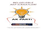 Seçim Çalışması-Belgelerle AKP
